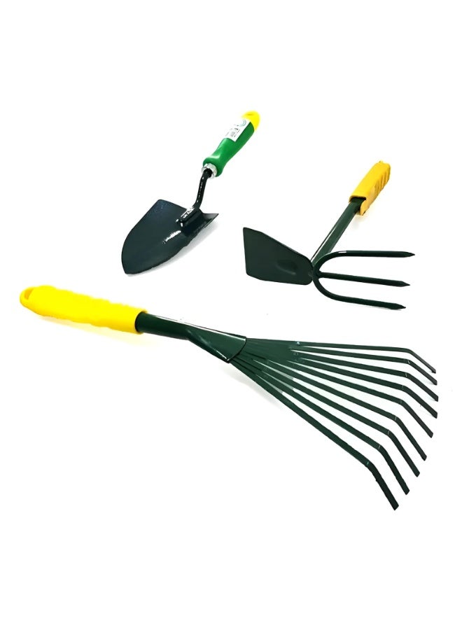 GREENLAWN 3 Piece Set Mini Gardening Hand Tools For Multi-Functional Indoor Gardening Plant Care - Image 1