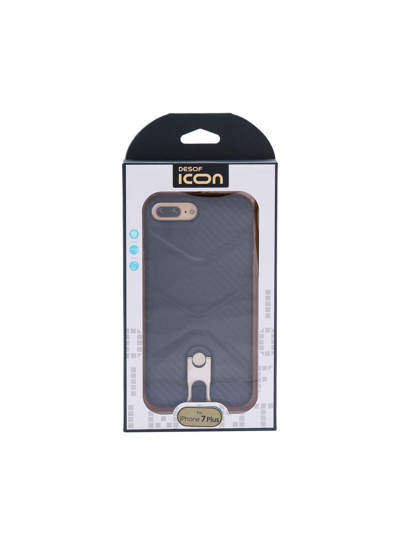 NIBEMINENT Plastic Protection Shell Case For iPhone 8/iPhone 7 Black