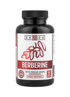 Zhou Nutrition Berberine With Oregon Grape - 60 Capsules 1000 Mg  - Image 1