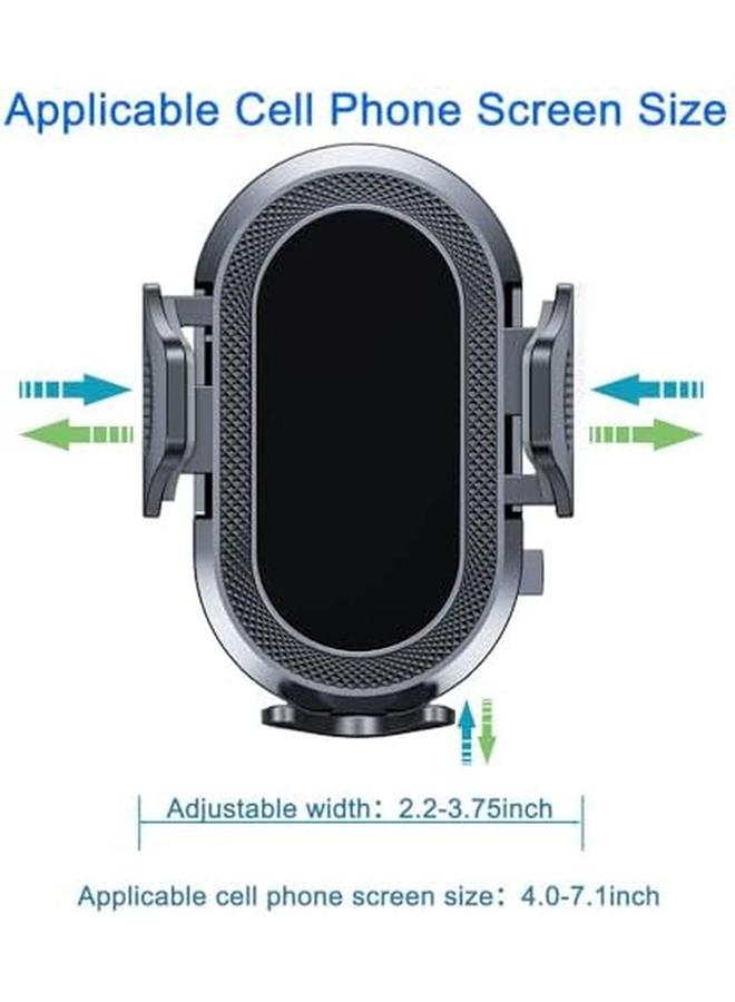 erorex Car Phone Holder Dashboard Windshield Vent Universal Strong Adsorption For Bumpy Roads 2.2 3.7Inch Wide For Iphone And Android.  - Image 4