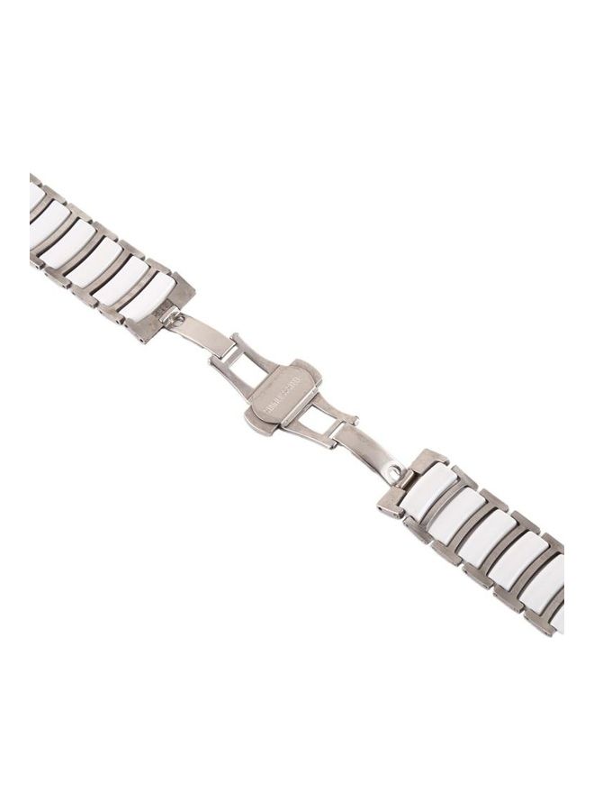 NIBEMINENT Replacement Watchband For Apple Watch Black/Gold - Image 4