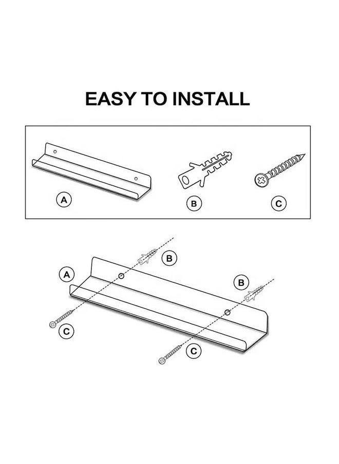 SMARTPOINTS Acrylic Floating Shelves For Wall,Acrylic Display Shelf,Book Shelf For Sale And Acrylic Riser Display Shelf  - Image 4