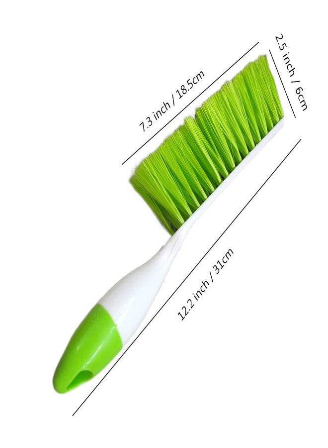 Jilukibo Soft Bristle Bed Sheets Sweeping Cleaning Brush with Long Hand, Counter Duster for Debris Hair Remover Desk Quilt Sofa Furniture, 2 Pack - Image 2
