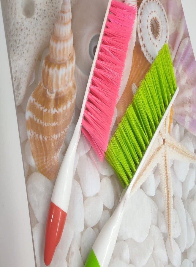 Jilukibo Soft Bristle Bed Sheets Sweeping Cleaning Brush with Long Hand, Counter Duster for Debris Hair Remover Desk Quilt Sofa Furniture, 2 Pack - Image 4