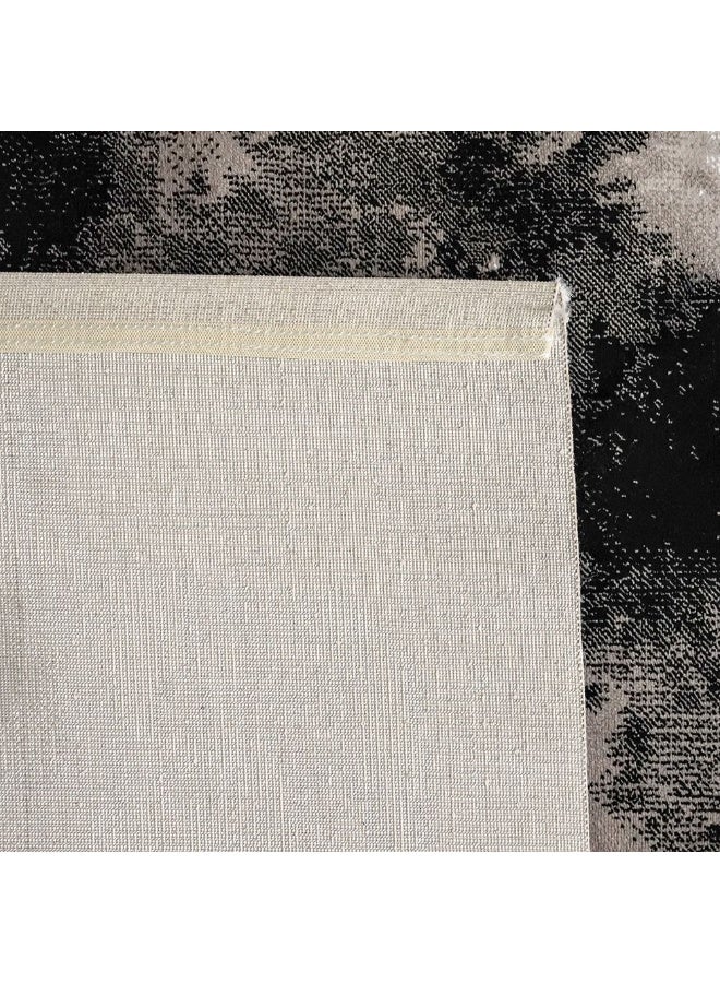 DANUBE HOME Galeria Lux Modern Rug | Washable Modern Rugs Style | Polypropylene + Polyester Area Rug Floor Covering | Indoor Carpet For Living Room Dining Bedroom 240x340cm-Grey White-231300472292 - Image 5