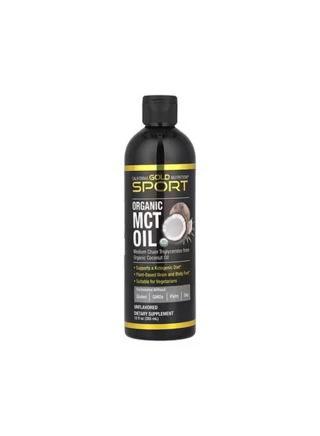 كاليفورنيا غولد نيوترشن سبورت العضوي MCT 12 أونصة سائلة 355 مل - Image 1