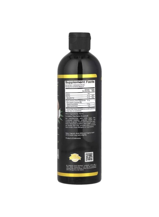 كاليفورنيا غولد نيوترشن سبورت العضوي MCT 12 أونصة سائلة 355 مل - Image 2