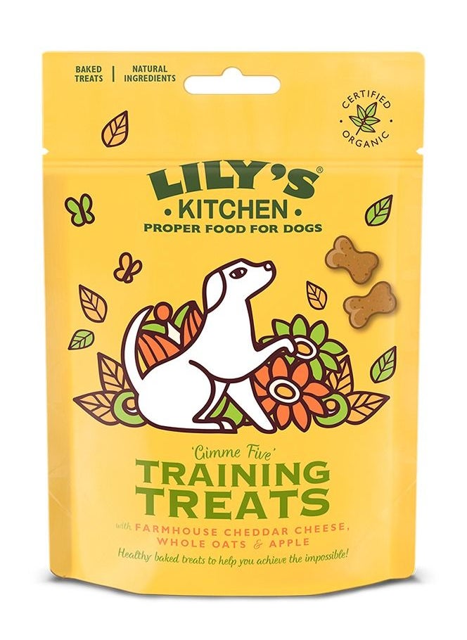 Lily's Kitchen مكافآت تدريب الكلاب العضوية بالجبن والتفاح 80 جرام 