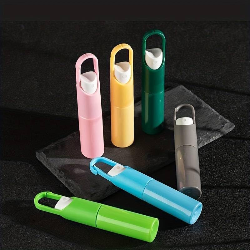 Tonity Tonity Vacuum Pump Bottles Refill Travel Bottles for Toiletries 1 Spray BottleTravel Dispenser Bottle Kit clear plastic refillable travel toiletry spray bottles Mini Spray Bottles  - Image 4