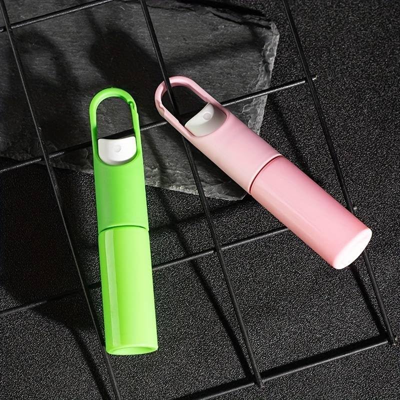 Tonity Tonity Vacuum Pump Bottles Refill Travel Bottles for Toiletries 1 Spray BottleTravel Dispenser Bottle Kit clear plastic refillable travel toiletry spray bottles Mini Spray Bottles  - Image 5