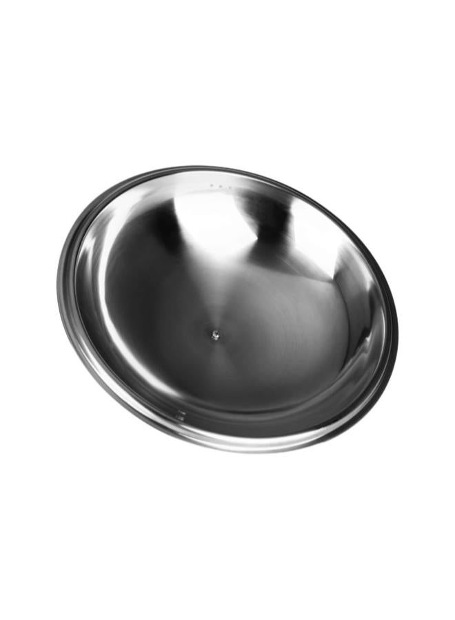 Stainless Steel Universal Lid 34cm Pan Lid Cover Frying Pan Cover Cookware Lids Cooking Dome Cover Glass Pot Lids