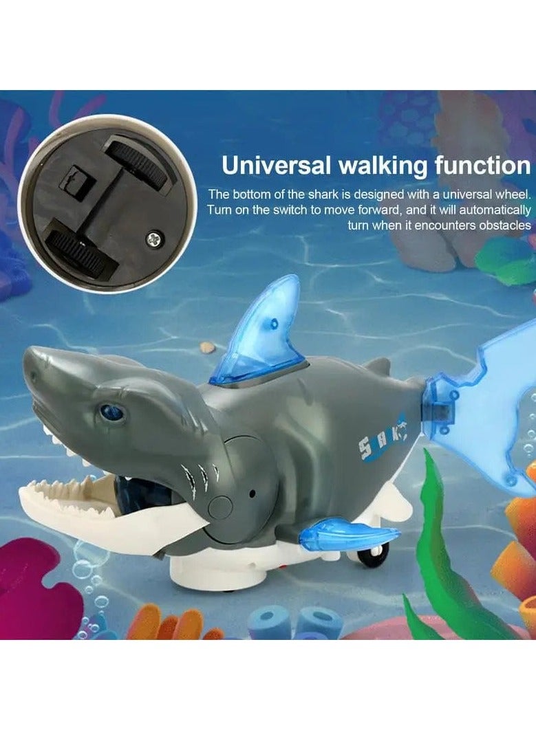 Musical Shark Toy for Kids – Light & Sound, Bump and Go Action, Realistic Animal Movement – Fun Interactive Toy for Boys & Girls - Image 2