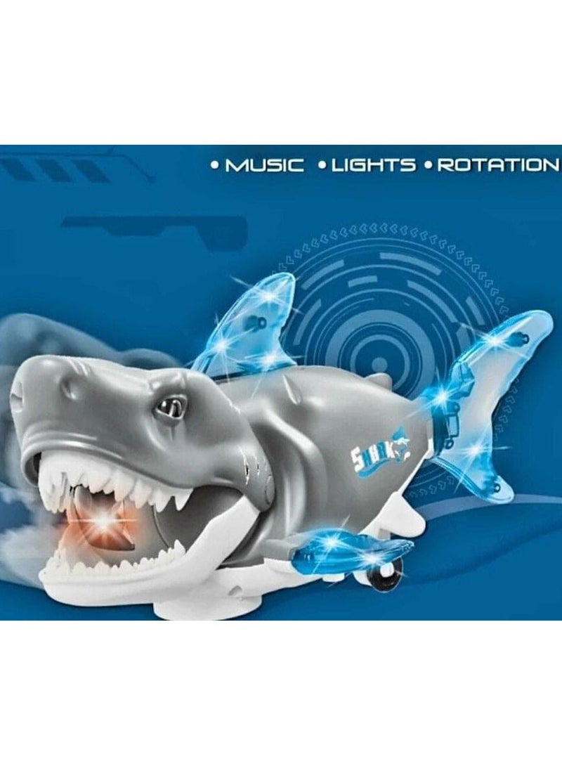 Musical Shark Toy for Kids – Light & Sound, Bump and Go Action, Realistic Animal Movement – Fun Interactive Toy for Boys & Girls - Image 3