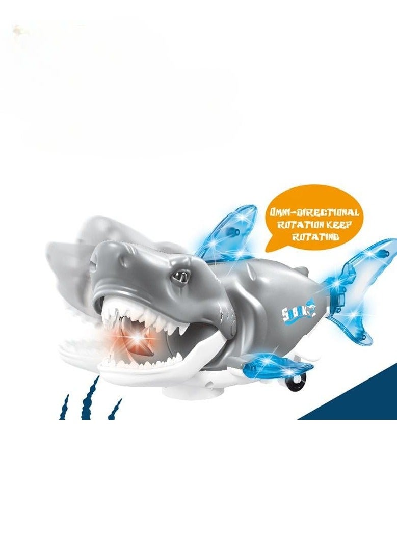Musical Shark Toy for Kids – Light & Sound, Bump and Go Action, Realistic Animal Movement – Fun Interactive Toy for Boys & Girls - Image 1