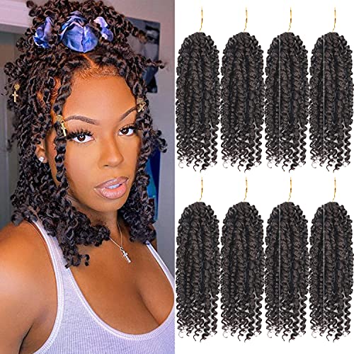Bileaf Pretwisted Passion Twist Crochet Hair 10 Inch 8 Packs Crochet Passion Twists Pre Looped Short Passion Twist Hair Crochet Braids Bohemian Crochet Hair 4 - Image 2