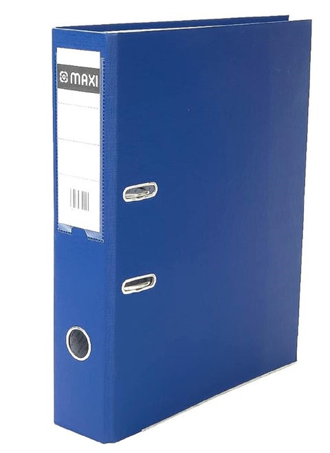 Maxi 10-piece Box file PP Lever Arch File Dark Blue F/S Broad A4
