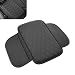 Hugwits Car Center Console Cover Waterproof Leather Car Armrest Cover Cushion with Side Storage Pockets Upgraded Vehicle Armrest Storage Box Universal for SUV Sedan Truck Black - Image 2