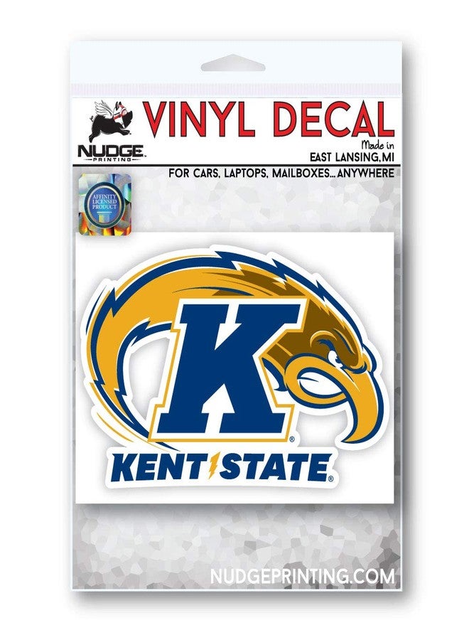 Nudge Printing Kent State University Golden Flashes NCAA Collegiate Officially Licensed Primary Logo Car Decal Bumper Sticker - Image 2
