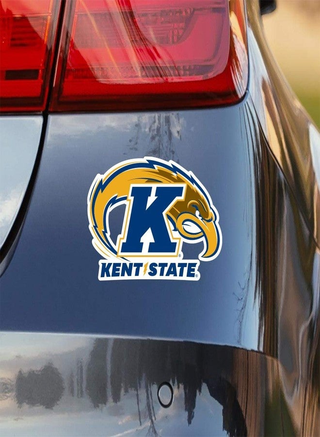 Nudge Printing Kent State University Golden Flashes NCAA Collegiate Officially Licensed Primary Logo Car Decal Bumper Sticker - Image 3