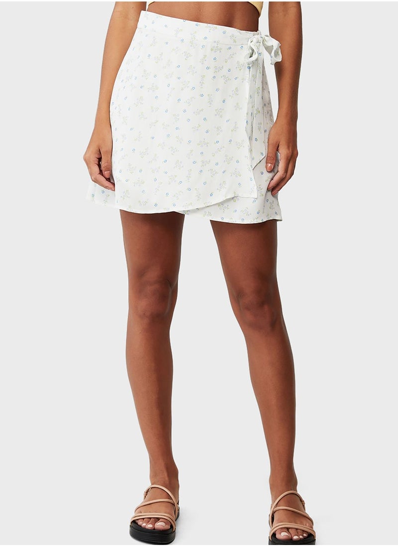 Cotton On - Wrap Mini Skirt - Image 1