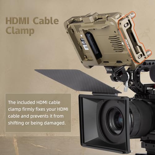 Nitze Cage for Atomos Ninja/Ninja V/Ninja V+ / Ninja Ultra/Zato Connect/Shinobi Monitor, with HDMI Cable Clamp - JT-A05A - Image 4