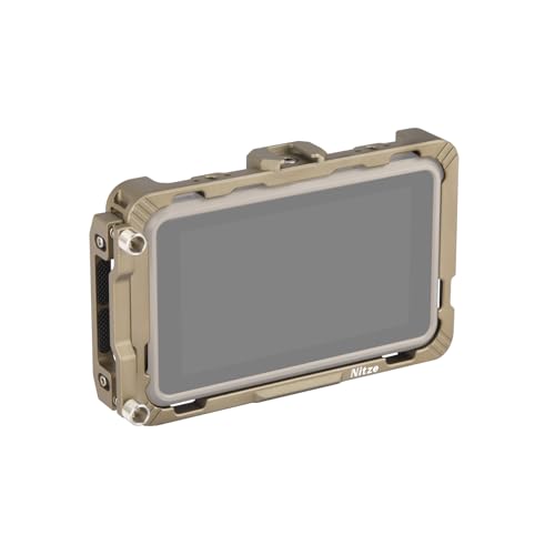 Nitze Cage for Atomos Ninja/Ninja V/Ninja V+ / Ninja Ultra/Zato Connect/Shinobi Monitor, with HDMI Cable Clamp - JT-A05A - Image 1