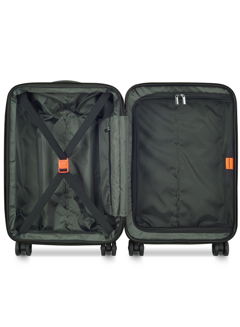 DELSEY Securitech By Delsey Citadel Expendable Double wheel cabin trolley luggage bag 55cm Navy - Image 5