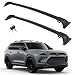 Autekcomma Heavy Duty Roof Rack Crossbar Compatible with Toyota Grand Highlander Not fit LELE Hybrid Lexus TX 2024up All Grades Max 260lb Loading Capacity Metal Lockable AntiTheft Black - Image 2