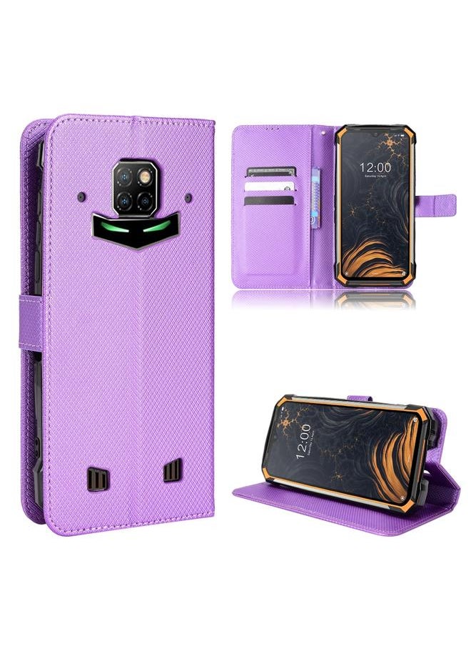 Zaboon Case For Doogee S88 Pro / S88 Plus Diamond Texture Leather Phone Case  - Image 1