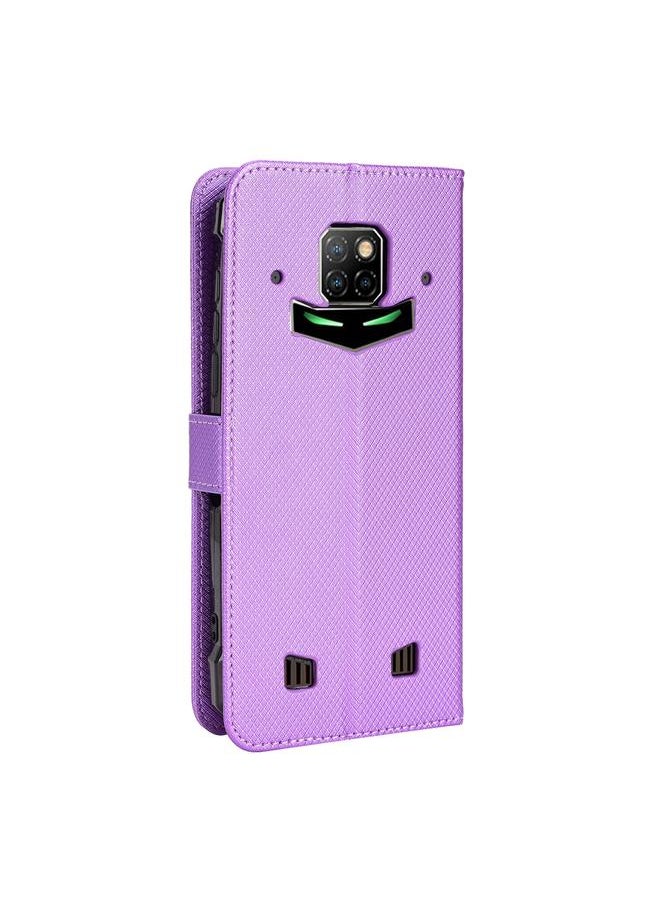 Zaboon Case For Doogee S88 Pro / S88 Plus Diamond Texture Leather Phone Case  - Image 3