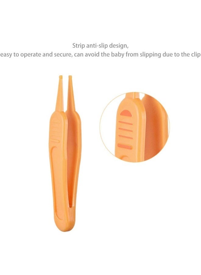 Onwon 4 Pieces Nose Cleaning Tweezers Safe and Effective Clip Care Ear Nose Navel Clean Tool Nipper Plier Pincet Forceps - Image 4