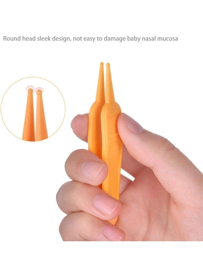 Onwon 4 Pieces Nose Cleaning Tweezers Safe and Effective Clip Care Ear Nose Navel Clean Tool Nipper Plier Pincet Forceps - Image 3