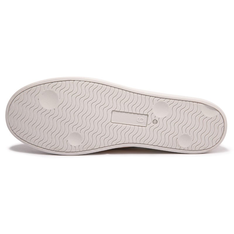 Vanessa Womens Slip On Shoes, Canvas Comfort Sneakers with Low Top, Classic Flat Shoes for Women Walking with Non Slip Rubber Outsole (White, 07) - Image 5
