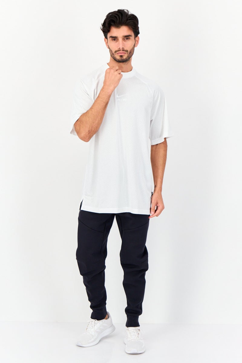 Nike Men Sportswear Fit Short Sleeve Outdoor T Shirt, White - Image 3