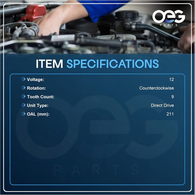 Parts Player New Starter Replacement for 1986-1991 Cub Cadet Toro with Kohler Engine 14-18HP - Image 3