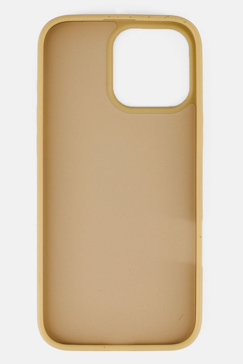 GUESS iPhone 16 Pro Max Gold Plated Logo Silicone Case, Gold  - Image 2