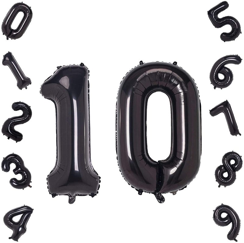 Atpata Funky 10th Birthday Foil Balloons Decoration Party Supplies for celebrating the Double Digit Milestone (Football Theme) - Image 3