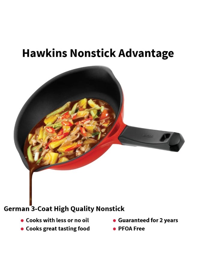 Hawkins مقلاة هاوكينز مصبوبة بالضغط 24 سم  - Image 4