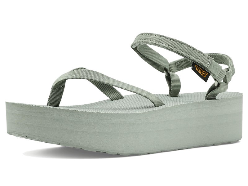 Teva Womens Flatform Sandal Slim, Seagrass, 11, Medium - Image 1