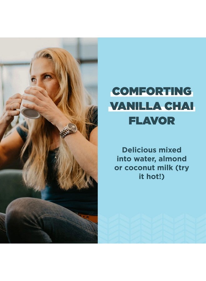 آينشنت نيوترشن مسحوق بروتين الكولاجين من Ancient Nutrition، بروتين الكولاجين المتعدد للجمال والنوم مع فيتامين C، شاي الفانيليا، ببتيدات الكولاجين المتحللة لدعم البشرة والأظافر، والنوم، 16.1 أونصة - Image 3