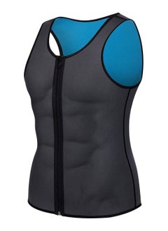 Other Manufacturer Men waist trainer vest slimming body shaper compression shirt gym clothes corset, L  - Image 3