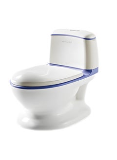 Babycare Babycare - Kids' Training Toilet, Monin Blue, BPA-Free, Non-Toxic, Comfortable Seat, Easy to Clean, Secure Fit, Slip-Resistant Base, Ergonomic Design, Lightweight, Durable, Portable, Toddler Potty Chair, Toilet Trainer, Safe for Kids, Ideal for Home and Travel Use  - Image 1