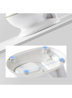 Babycare Babycare - Kids' Training Toilet, Monin Blue, BPA-Free, Non-Toxic, Comfortable Seat, Easy to Clean, Secure Fit, Slip-Resistant Base, Ergonomic Design, Lightweight, Durable, Portable, Toddler Potty Chair, Toilet Trainer, Safe for Kids, Ideal for Home and Travel Use  - Image 5
