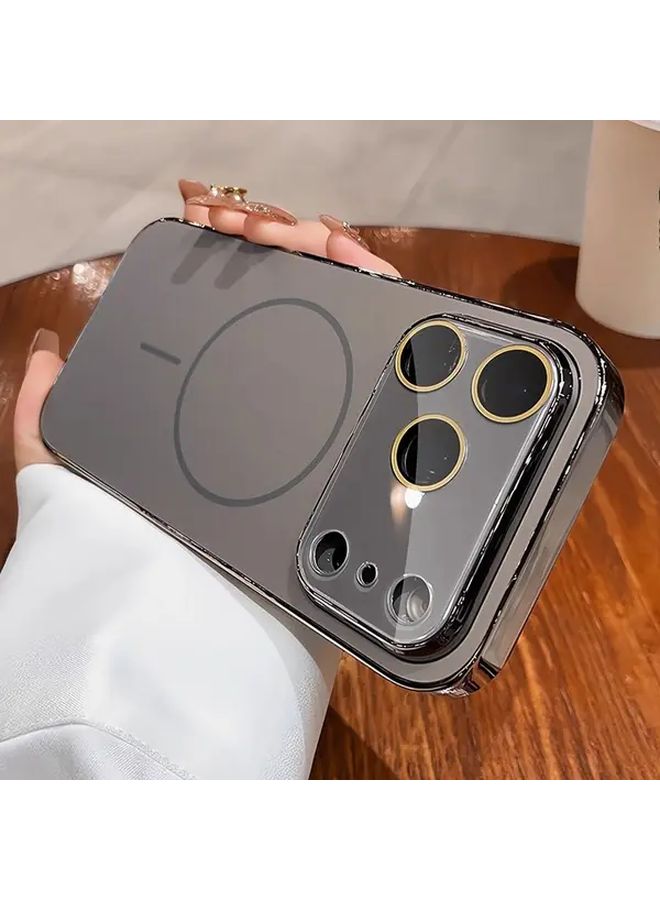Grey Magnetic Slim Case For Apple iPhone 14 Pro With Camera Protection - Image 1