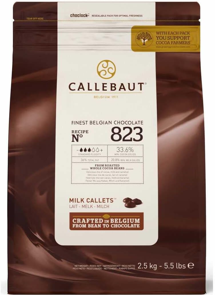 Callebaut شوكولاتة الحليب البلجيكية كاليبوت وصفة #823 - Image 1