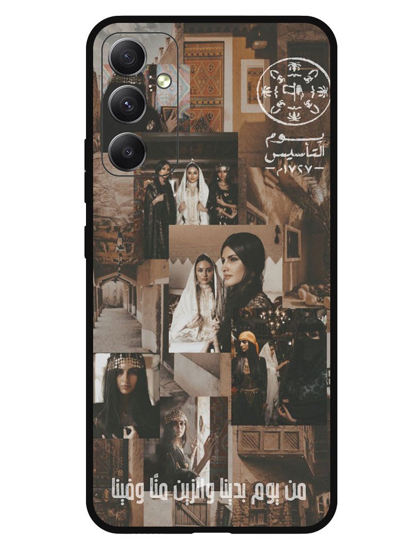 Theodor Protective Case Anti Scratch Shock Proof Bumper Cover For Samsung Galaxy M34 5G Arabic star - Image 1