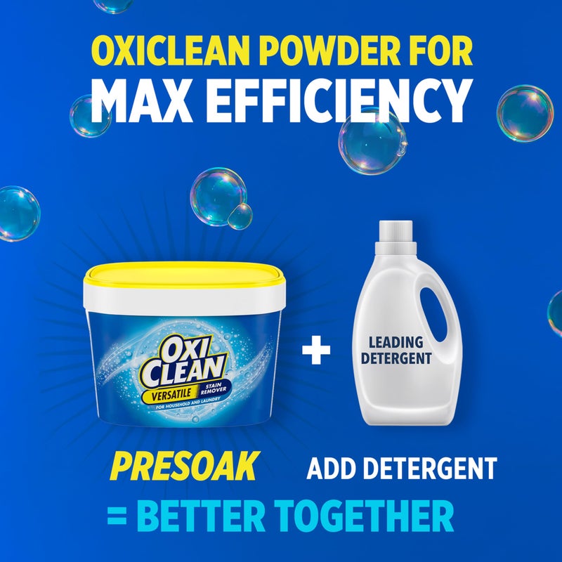 OxiClean Verstaile Stain Remover for Household and Laundry - 64 Loads (for All Machines Including He) - Image 5