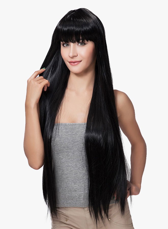 نيبمينينت باروكة شعر طويلة أسود 337جرام - Image 3