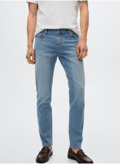 Light Wash Slim Fit Jeans