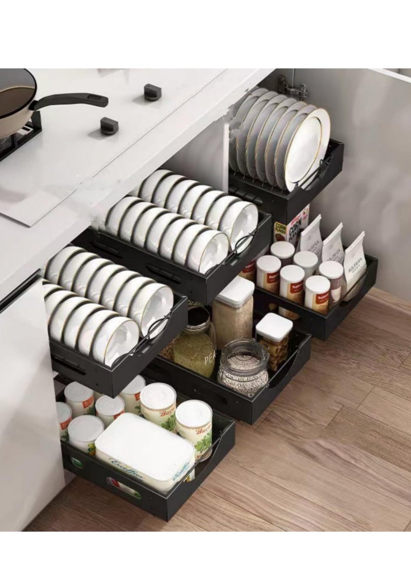 Pull out Cabinet Organizer for Kitchen Cabinet, Heavy Duty Slide out Pantry Shelves Drawer Storage, Sliding Drawer Organizer Shelf for Kitchen, Living Room, Home - pzsku/Z8DD5FE48486F9F0D97D4Z/45/_/1720939538/ca2ddfd9-5e7f-4a47-a108-305337b3058d